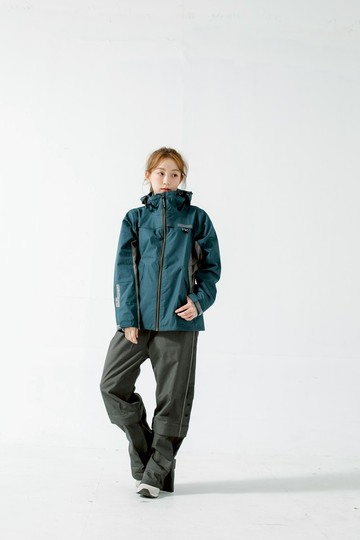 G.T. 多功能兩件式風雨衣-藏綠/黑