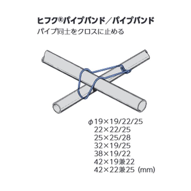 ビニールハウス部材 ヒフクパイプバンド 19x19 グレー 規格19.1x19.1 10個入 CPB-19x19 パイプ部品 北別 東都興業 タS 代引不可 個人宅配送不可