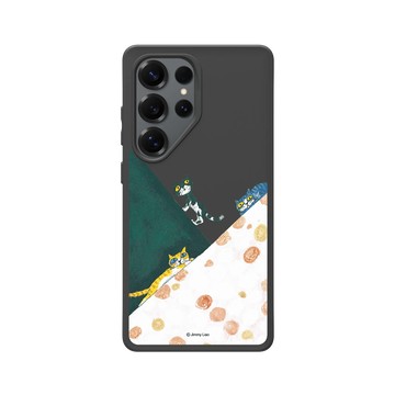 Galaxy S25 Ultra SolidSuit 黑 - 幾米 Jimmy Liao - 遺失了一隻貓日光浴