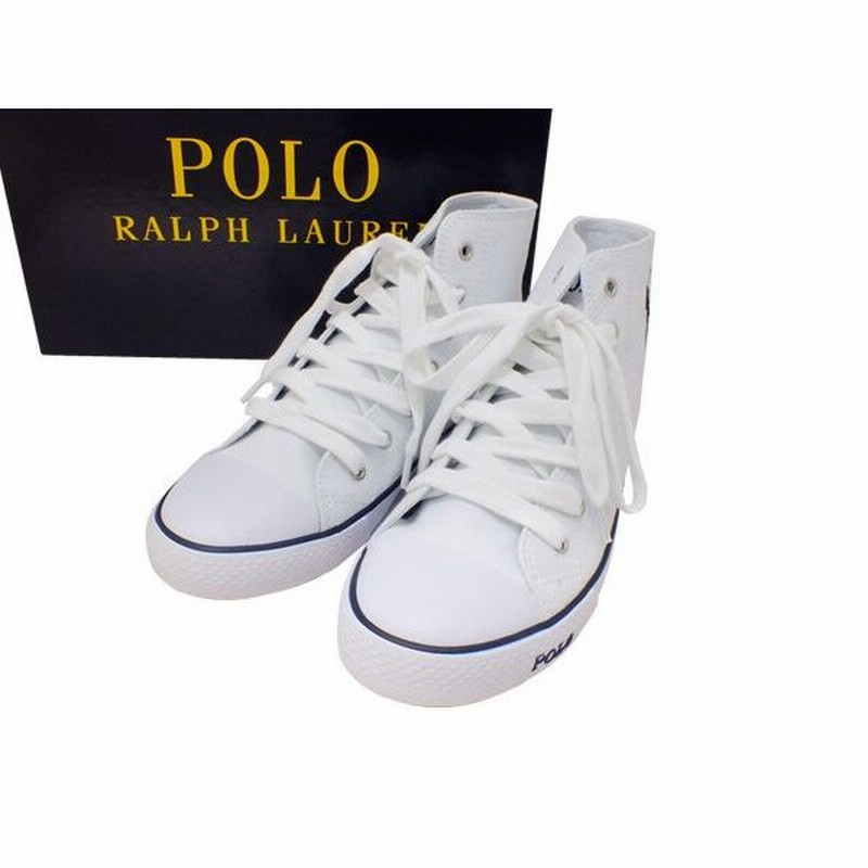 ポロ ラルフローレン Polo Ralph Lauren ハイカット スニーカー 5 24cm j Wh 通販 Lineポイント最大0 5 Get Lineショッピング