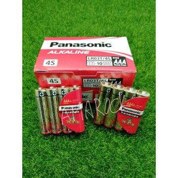國際牌 Panasonic大電流鹼性電池 環保包  3號4入 / 4號4入/9V 紅鹼