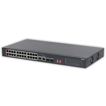 Dahua 昌運監視器 S3226-24ET-240 24埠 10/100 Mbps 非網管型PoE交換器