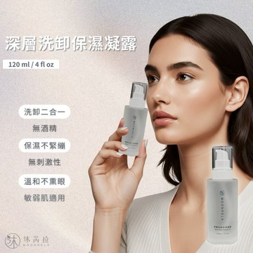 [快速出貨]💕送禮首選🎁【沐芮拉Moonrela】深層洗卸保濕凝露120ml|附贈品牌提袋✨生日禮物 情人節禮物 巨蟹座生日禮物