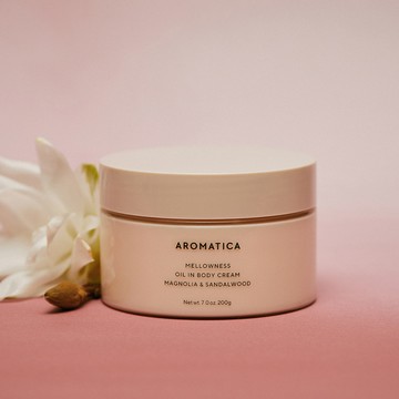 AROMATICA Mellowness Oil In Body Cream Magnolia & Sandanwood 200g