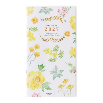 MIDORI POCKET DIARY 2027手帳長形(月間)- 小貓