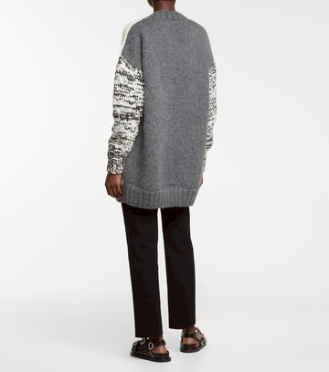 Joseph Intarsia wool-blend cardigan