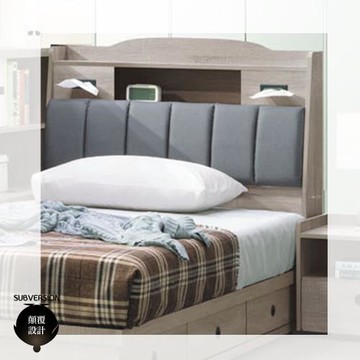 【顛覆設計】修卡而貓抓皮靠枕床頭箱(單大3.5尺)