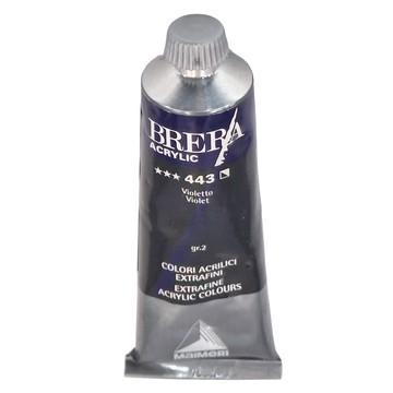 MaIMeRI 美利 BRERA 超細緻壓克力顏料 M0806443 S2 443VIOLET 紫羅蘭  60ml  1色