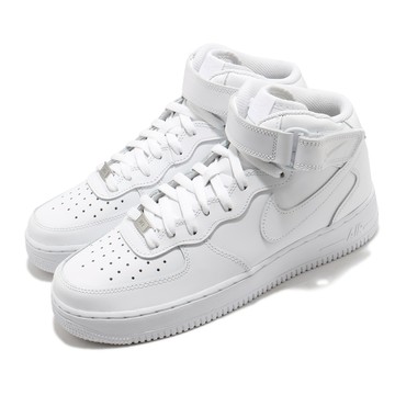 [ACS] Nike 休閒鞋 Air Force 1 Mid 男鞋 經典款 皮革 白 全白 AF1 高筒 CW2289111