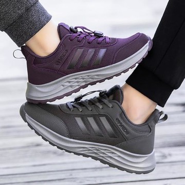 夏季女鞋透氣網面登山鞋女防滑軟底爬山鞋男輕便戶外鞋休閑徒步鞋