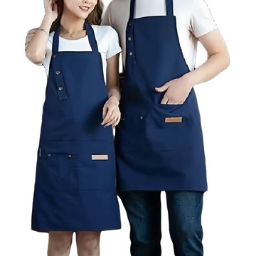 葉子小舖 工作圍裙 工業風 防水款 藏青色  74 x 67cm  2件