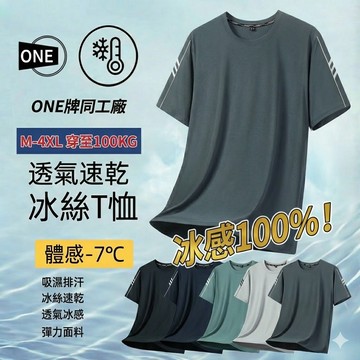 【臺北出貨 M-4XL】2026新款夏季短袖T恤男士速幹薄款寬鬆大碼男裝百搭T恤短袖