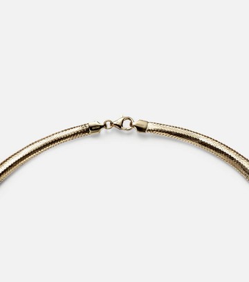 Stone and Strand Woven In Gold 10kt gold necklace