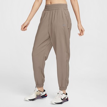 NIKE 長褲 女 運動褲 高腰 訓練 AS W NK ONE DF HR 7/8 JOGGER 摩卡棕 HJ1051-233