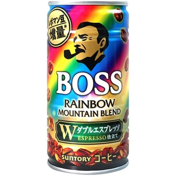 SUNTORY BOSS彩虹咖啡飲料-濃郁 185ml