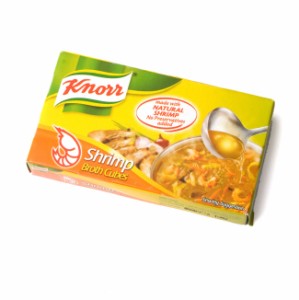 エビ キューブ 60g Shrimp Cubes    だし ブイヨン Knorr（クノール） 塩 スパイス スープの素 アジアン食品 エスニック食材