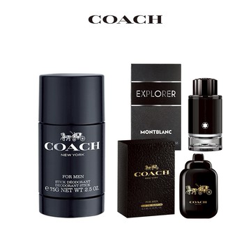 快速出貨⚡【COACHx萬寶龍】時尚經典男性淡香水體香膏75g+迷你瓶4.5mlx2