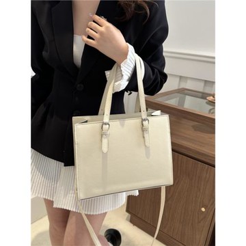 高級感公文通勤包白領單肩腋下包斜挎大包大容量職業職場托特包女