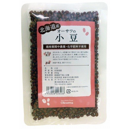 オーサワの国内産小豆（200g）