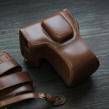 適用于富士X-T30II相機套xt30二2代 復古皮套Fujifilm X-T20/XT10皮革相機包XT30真皮底座 半套手柄 保護套