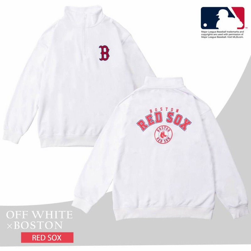 MLB スウェット ハーフジップ トレーナー メンズ レディース 長袖 裏毛 メジャーリーグ オーバーサイズ ヤンキース ドジャース 別注 MLB スウェット ハーフジップ トレーナー メンズ レディース
