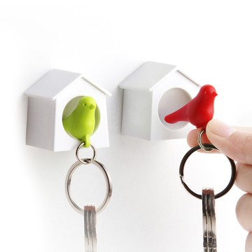 QUALY｜迷你雀兒哨匙圈