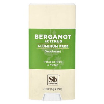 Soapbox, 無鋁淨味劑，弗手柑 + 柑橘香，2.65 盎司（75 克）