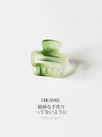 2個裝 川野半透明抓夾小號發量少氣質鯊魚夾高級感夾子發夾女後腦勺【淘夢屋】