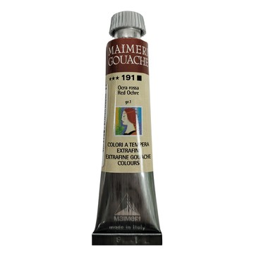 MaIMeRI 美利 GOUACHE 不透明水彩 MA-2002191 191 土紅色(RED OCHRE)  20ml  1色