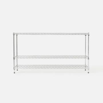 (組合) 特力屋 耐重型鍍鉻三層架 152x46x80cm