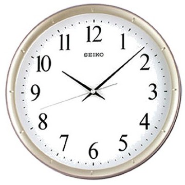 SEIKO 精工紫羅蘭邊框 恆動式秒針 靜音掛鐘-31cm