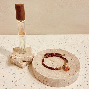 仙知福袋 桃花  ( 雪狐香氛與紅桃花手繩 組合限定 人緣 禮物 )