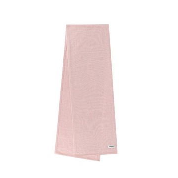 【ISW】薄款針織羊毛圍巾-粉米 設計師品牌