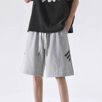 運動短褲男款夏季外穿跑步五分褲男生直筒寬松休閑褲美式籃球中褲