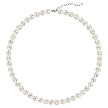 Enclair 女性Grace 925純銀珍珠項鍊  6mm  白色