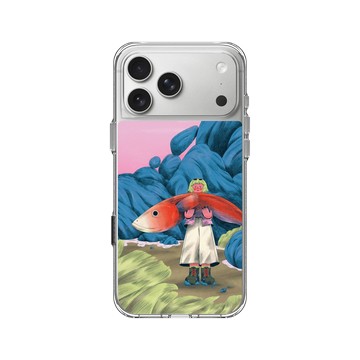 iPhone 17 Pro Max Clear Case（相機按鈕） 透明 - Chubbynida - 岩上之魚