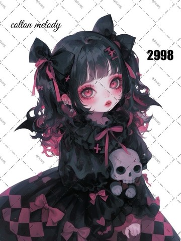 original sticker o.2998 人物貼紙 原創貼紙 cotton melody