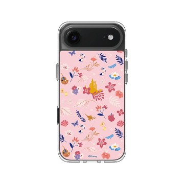 iPhone Air Clear Case（相機按鈕） 透明 - 迪士尼-公主系列 Disney Princess - 迪士尼公主 - 花卉童話