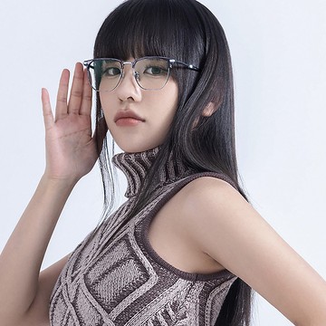 【免運】薇尚唐藝昕同款半框護目眼鏡框防藍光抗輻射高級感