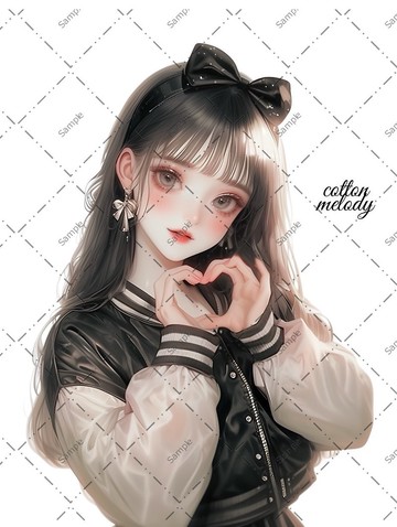 original sticker no.774 人物貼紙 原創貼紙 人物貼紙 女孩貼紙 原創人物貼紙