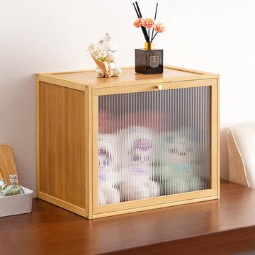 HappyLife 楠竹可堆疊置物櫃 大款長虹門 Y12023