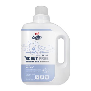 Castle 家適多 寵物除臭淨化補充液 (清新無香)  2L  1瓶