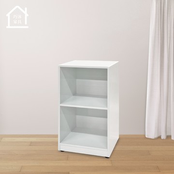 兩層塑鋼置物櫃 兩格塑鋼收納櫃 二層櫃 防水防潮塑鋼家具(寬41.5x深40x高77公分)【巧沐家具】