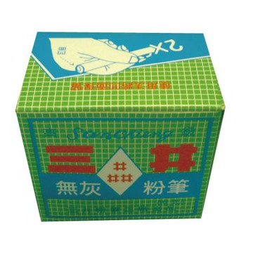 【三井牌】粉筆 白色 50支X48盒 /箱 X 3箱 / 組(共7200支)