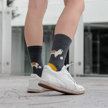 Alpaca Dumb∣羊駝的異想世界 - 襪子∣台灣製∣抑菌除臭