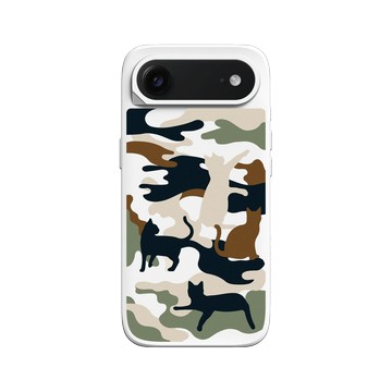 iPhone Air SolidX 白 - Camouflage / 迷彩 - 喵迷彩-黑