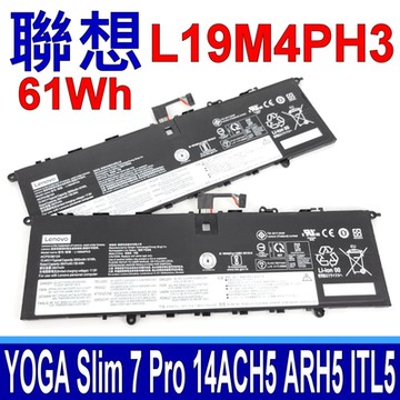 LENOVO 聯想 L19M4PH3 電池 Yoga Slim 7 Pro 14ACH5 14ARH5 14IHU5 14ITL5 L19C4PH3 L19D4PH3 5B10Z49518