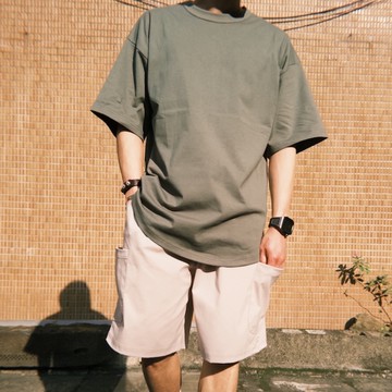 【AMERO】男款 女款 3M防潑水 工裝短褲 鬆緊褲頭