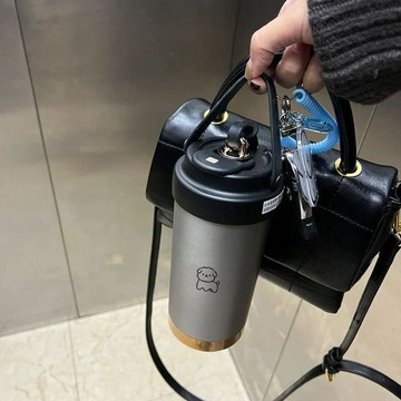 ✨限時秒殺✨316不鏽鋼陶瓷內膽保溫杯學生便攜隨行外帶咖啡女大容量保冷杯子0401