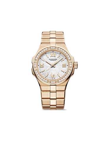 Chopard - Alpine Eagle 33mm - women - Diamond/18kt Rose Gold - One Size - Silver